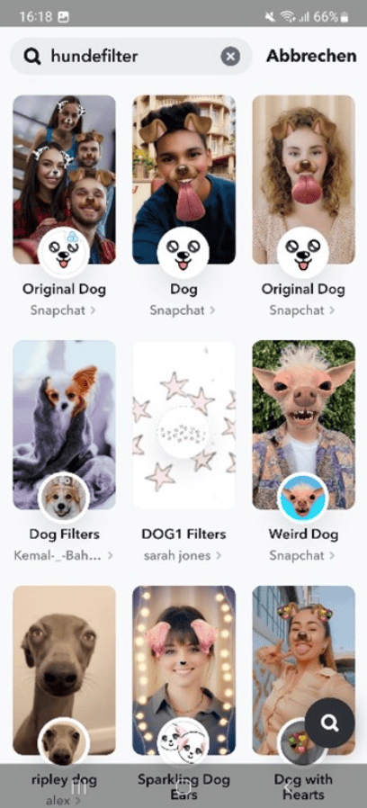Snapchat Lenses